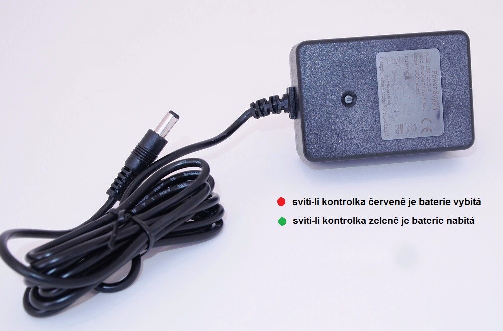 Adapter pro nabíjení dětských elektrických vozítek 12V/1500mA