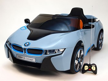 Dětské el. auto BMW I8 Concept modrá   -  II. JAKOST