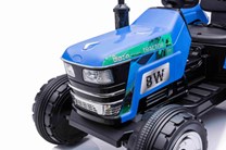 Největší dětský elektrický traktor  BLAZIN  s 2,4G dálkovým ovladačem -modrý