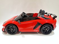 Dětské elektrické licenční  Lamborghini Aventador SVJ Roadster pro 2 děti - červené