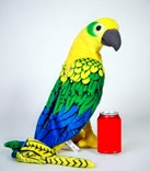 Plyšový papoušek ARA 58cm CPA40G