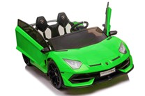 Dětské elektrické licenční  Lamborghini Aventador SVJ Roadster pro 2 děti  MODEL 2023 - zelené