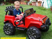 Dětské elektrické autíčko -džíp Wrangler s 2,4G DO bílá