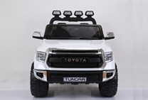 Dětské el. autíčko Toyota Tundra 12V s 2,4G DO pro 2 děti střední velikost, bílá