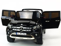 Mercedes – Benz X-Class 4x4, dvoumístný pick up s 2.4G DO, plynulým rozjezdem,USB,Mp4 přehrávač, čalouněním, EVA koly  XMX606.black