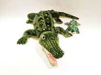 Plyšový krokodýl  zelený 56cm