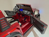 Dětské elektrické autíčko FORD SUPER DUTY -  vínová lakovaná metalíza