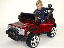 Dětské elektrické autíčko Džíp Courage s 2,4G DO -DKF006MET.red