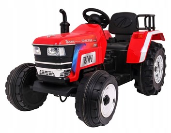 Největší dětský elektrický traktor  BLAZIN  s 2,4G dálkovým ovladačem - červený