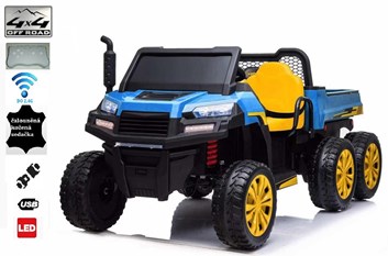Dětské elektrické farmářské  auto  s 2,4G DO - modré
