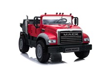 Dětské  nákladní auto licenční MACK TRUCKS s 2,4G dálkovým ovladačem , červený