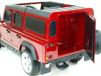 Dětské el autíčko Land Rover Defender s 2,4G DOm, DMD198.red
