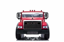 Dětské  nákladní auto licenční MACK TRUCKS s 2,4G dálkovým ovladačem , červený