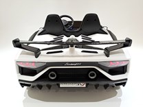 Dětské elektrické licenční  Lamborghini Aventador SVJ Roadster pro 2 děti  MODEL 2023 - bílé