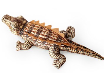 Plyšový krokodýl  hnědý 56cm