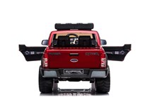 Dětský. elektrický pick-up Ford Raptor  pro 2 děti v  červené lakované barvě