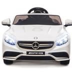 Dětské el. autíčko licenční Mercedes Benz S63 AMG, bílá