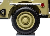 Kola pro vojenský mini Jeep Willys MB s 2,4G