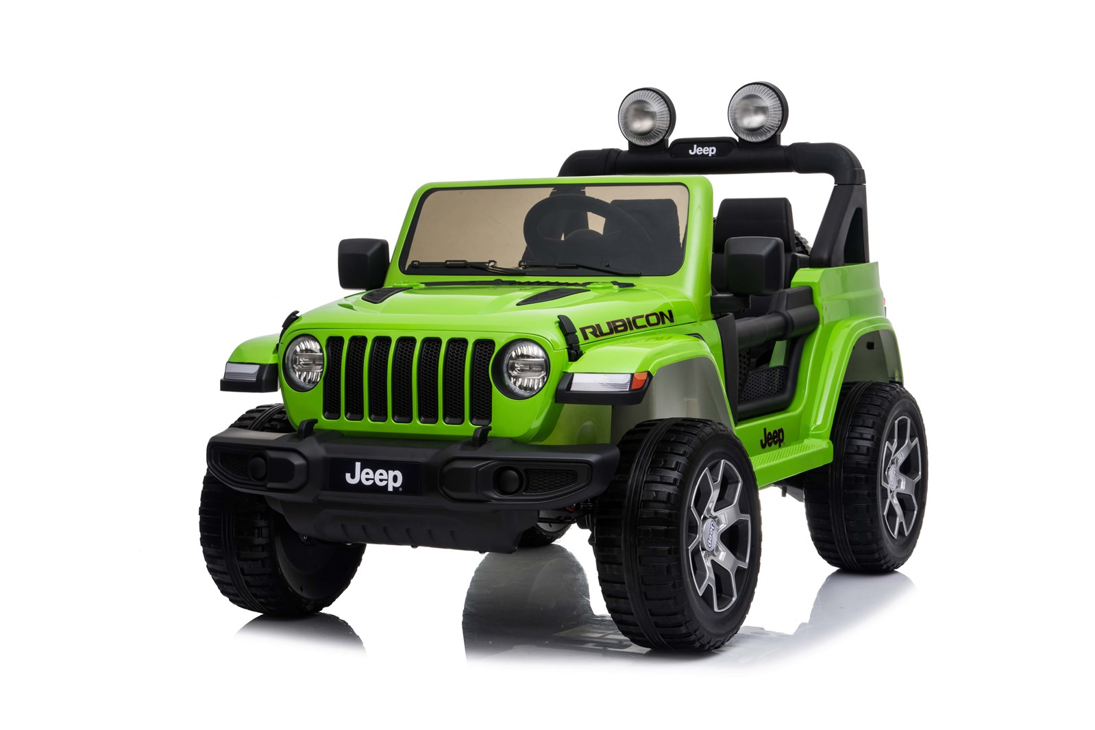 Dětský elektrický licenční Jeep Rubicon 4x4 zelený