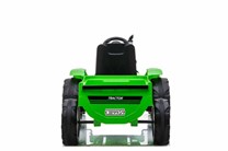 Dětský elektrický traktor s vlekem zelený