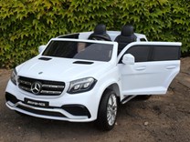 Dětské elektrické autíčko pro 2 děti , Mercedes GLS63 , náhon  4x4 , bílá