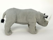 Plyšový nosorožec stojící