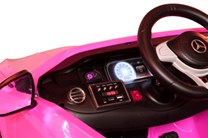 Dětské el. autíčko licenční Mercedes Benz S63 AMG, růžové