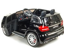 Dětské elektrické autíčko pro 2 děti , Mercedes GLS63 , náhon  4x4 , černá lakovaná
