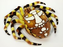 Plyšový pavouk žlutý
