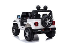 Dětský elektrický licenční Jeep Rubicon 4x4,  model 2023 -  bílé