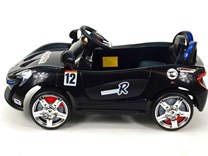 Dětské elektrické autíčko pro nejmenší černé - SESTAVENÉ