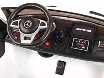 Dětské elektrické autíčko pro 2 děti , Mercedes GLS63 , náhon  4x4 , bílá