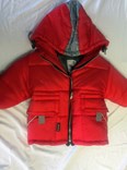 Červená zimní bunda 86