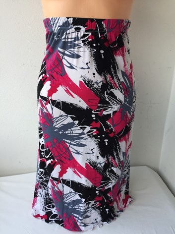 Dámská sukně růžový vzor XL