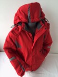 Červená lyžařská bunda 128
