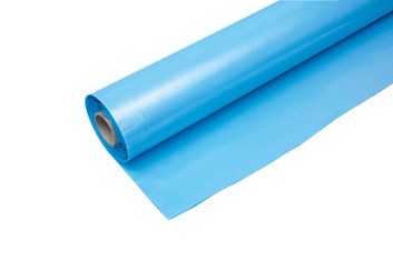 PE folie PVC  0,22 mm š. 200 modrá /30,30Kč/bm s DPH