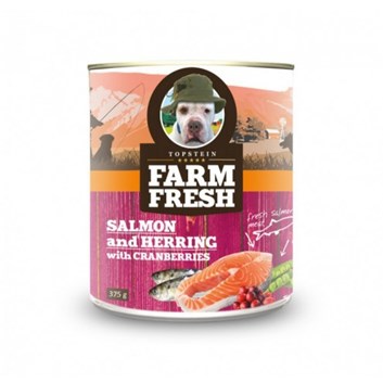 FARM FRESH Salmon and herring with cranberries 375 g