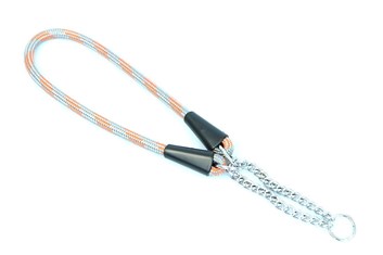 Aminela obojek lano - Serie G, velikost 10x50 cm, šedá/oranžová