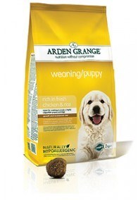Arden Grange Weaning/Puppy: rich in fresh chicken & rice  2 Kg