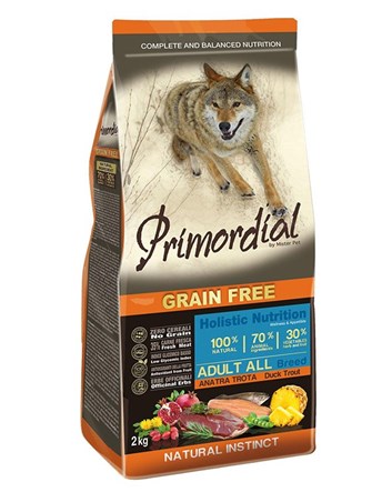 Primordial Pet Food PGF Adult Trout & Duck 12 kg