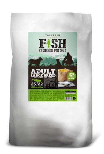 Topstein Fish Crunchies Adult Large Breed 5 Kg