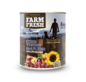 Farm Fresh - VENISON & plums with potatoes 800 g