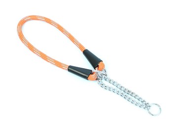 Aminela obojek lano - Serie G, velikost 10x50 cm, oranžová/šedá