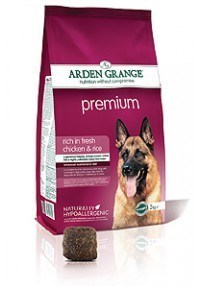 Arden Grange Premium: rich in fresh chicken & rice  12 Kg