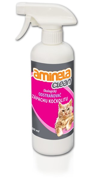 Aminela Clean Ekologický odstraňovač zápachu kočkolitu 500 ml