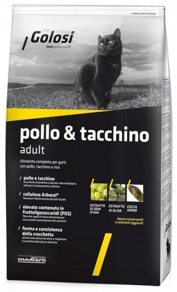 Golosi Cat Pollo e Tacchino (Kuře a krůta) 7,5 Kg