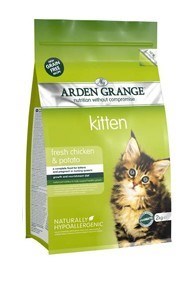 Arden Grange Kitten: fresh chicken & potato - grain free recipe  2 Kg