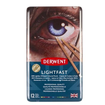 Derwent, 2302719, Lightfast, umělecké pastelky, 12 ks