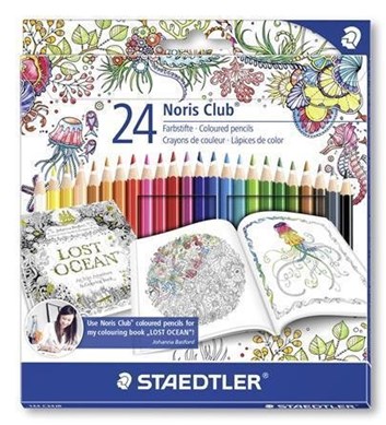 Staedtler, 144 D36JB, Noris Club, sada pastelek, 24 ks