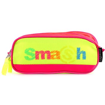 Smash, 065406, školní penál, neonově-žlutý